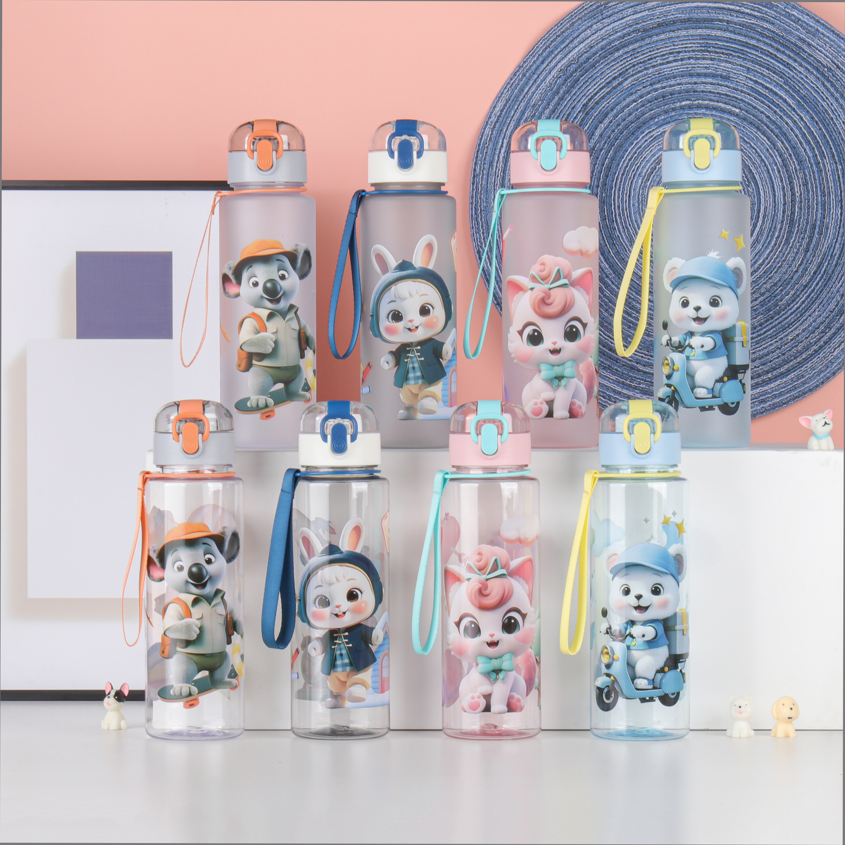 257Plastic sports water bottle image 1