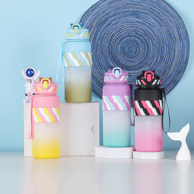 255-1 and 256-1 Plastic sports water bottle image 5