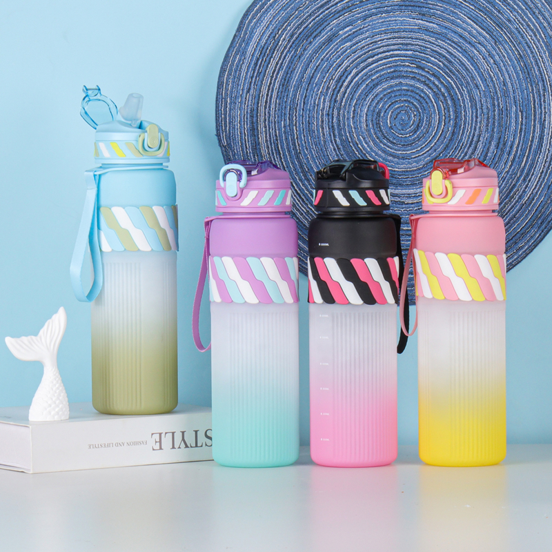 255-1 and 256-1 Plastic sports water bottle image 6