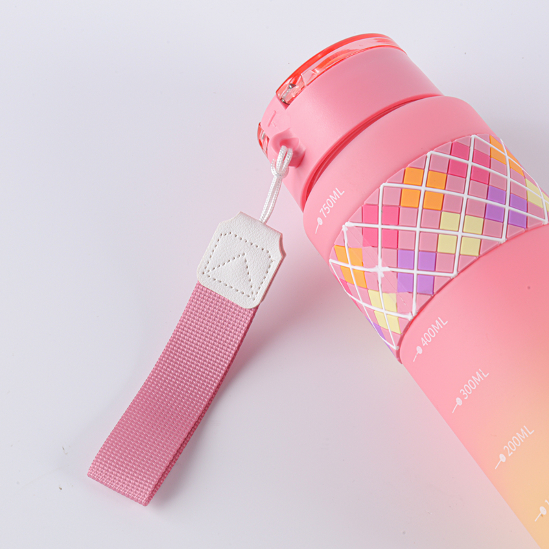 279-1A and 280-1A Gradient-colored plastic water bottle image 4