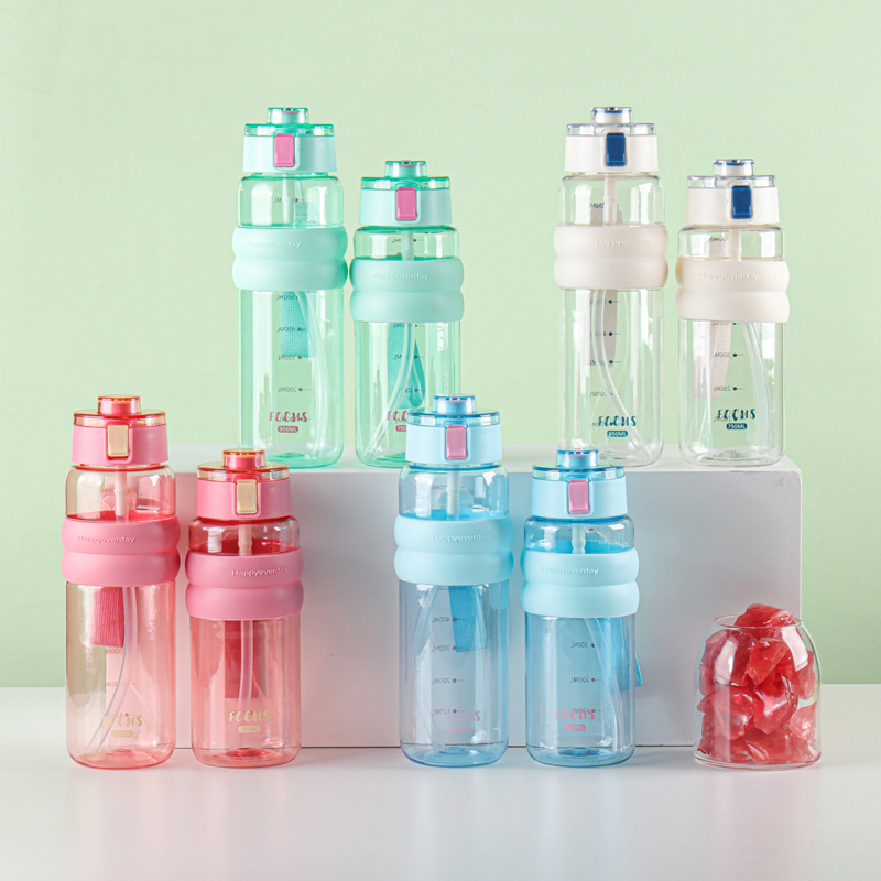 285A and 286A Plastic sports water bottle image 1