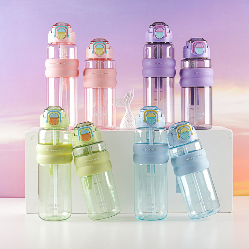 277 and 278 Plastic sports water bottle image 1