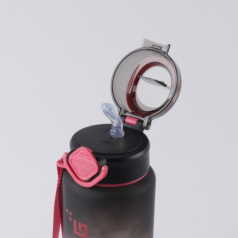 303-1 and 304-1 Gradient-colored plastic water bottle image 3
