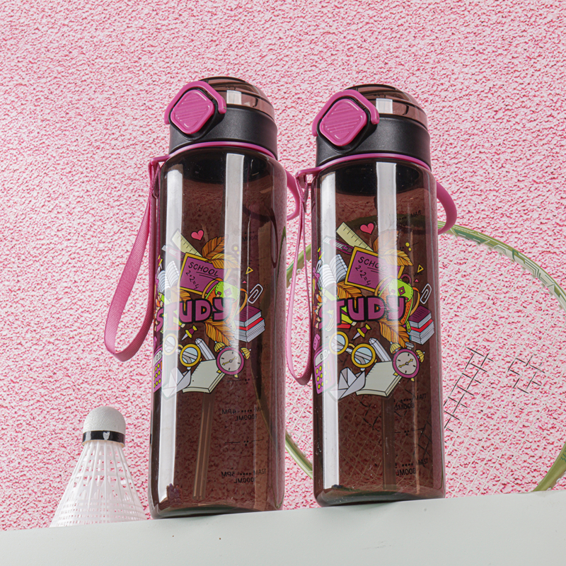 311 and 312 Outdoor sports plastic water bottle image 2