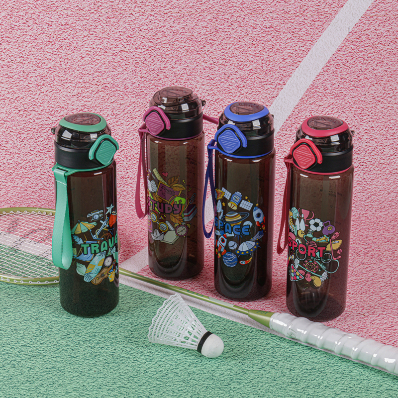 311 and 312 Outdoor sports plastic water bottle image 3