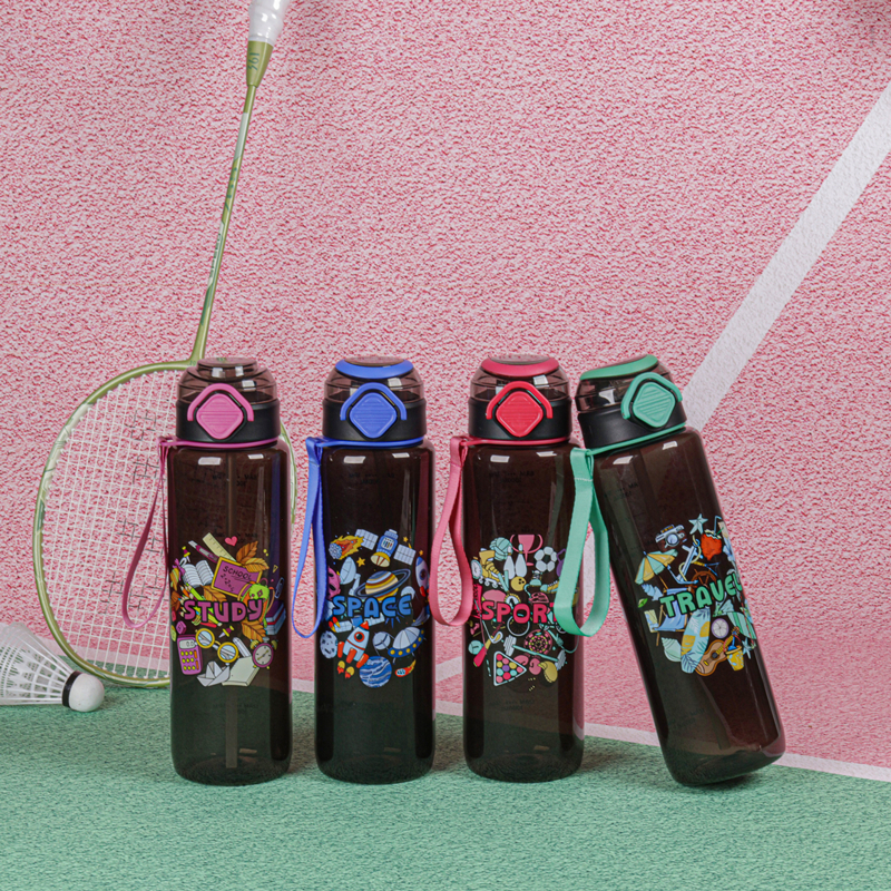 311 and 312 Outdoor sports plastic water bottle image 4