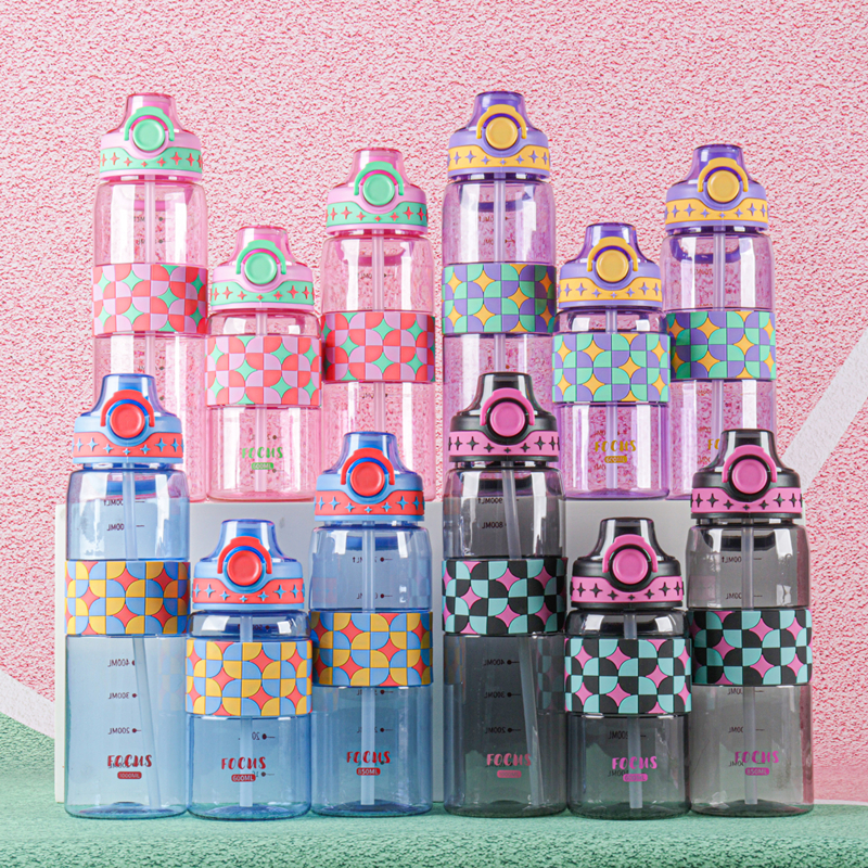 308,309 and 310 Plastic sports water bottle image 1