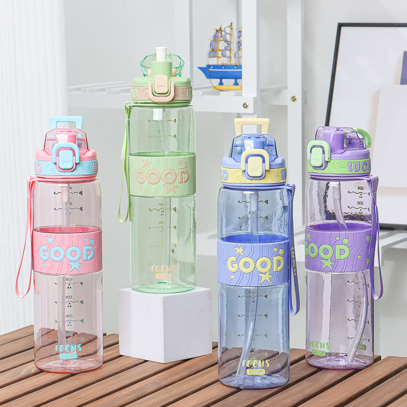 336A and 337A Plastic sports water bottle image 2