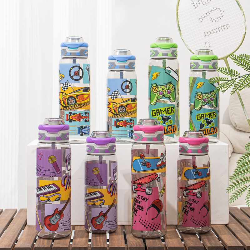 340A and 341A Thermal transfer plastic water bottle image 1