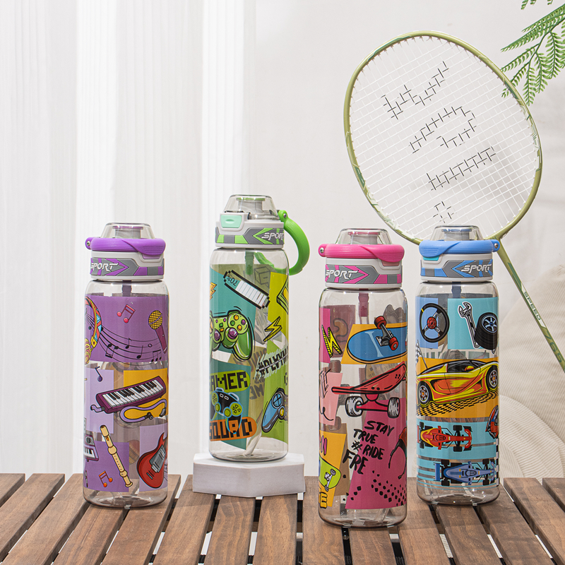 340A and 341A Thermal transfer plastic water bottle image 5