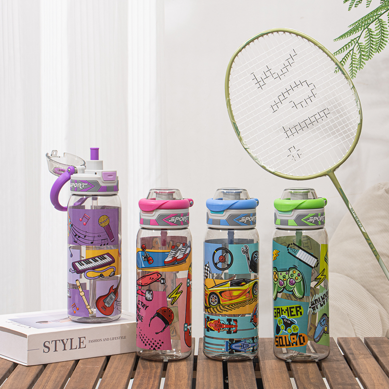 340A and 341A Thermal transfer plastic water bottle image 6