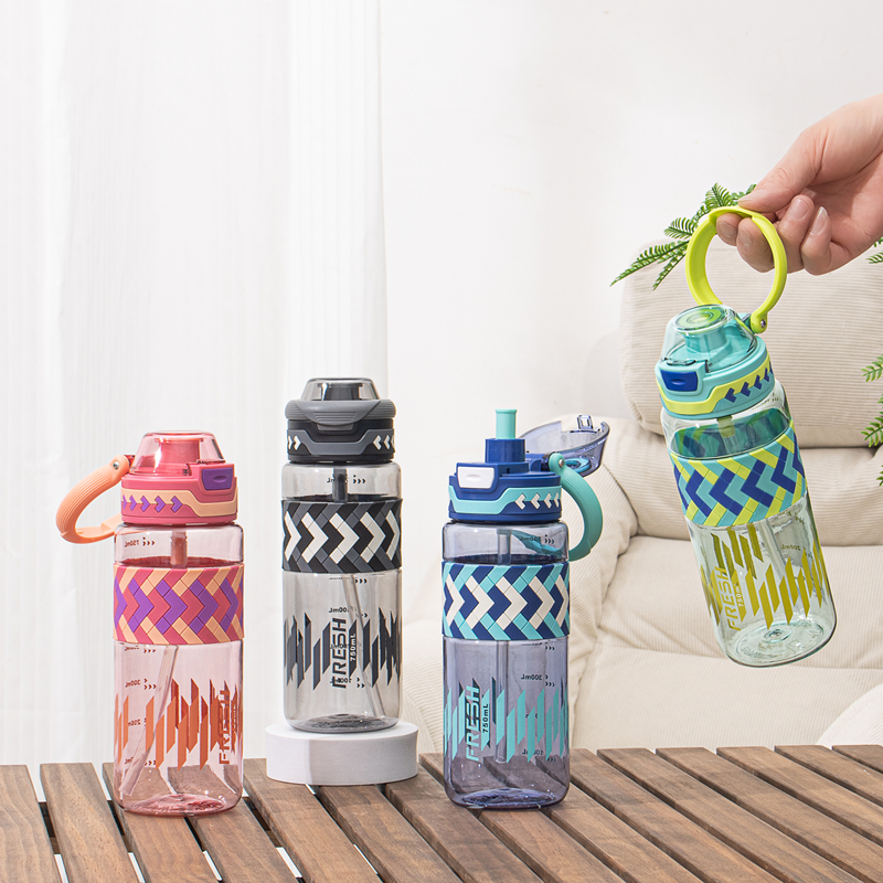 346A and 347A Plastic sports water bottle image 2