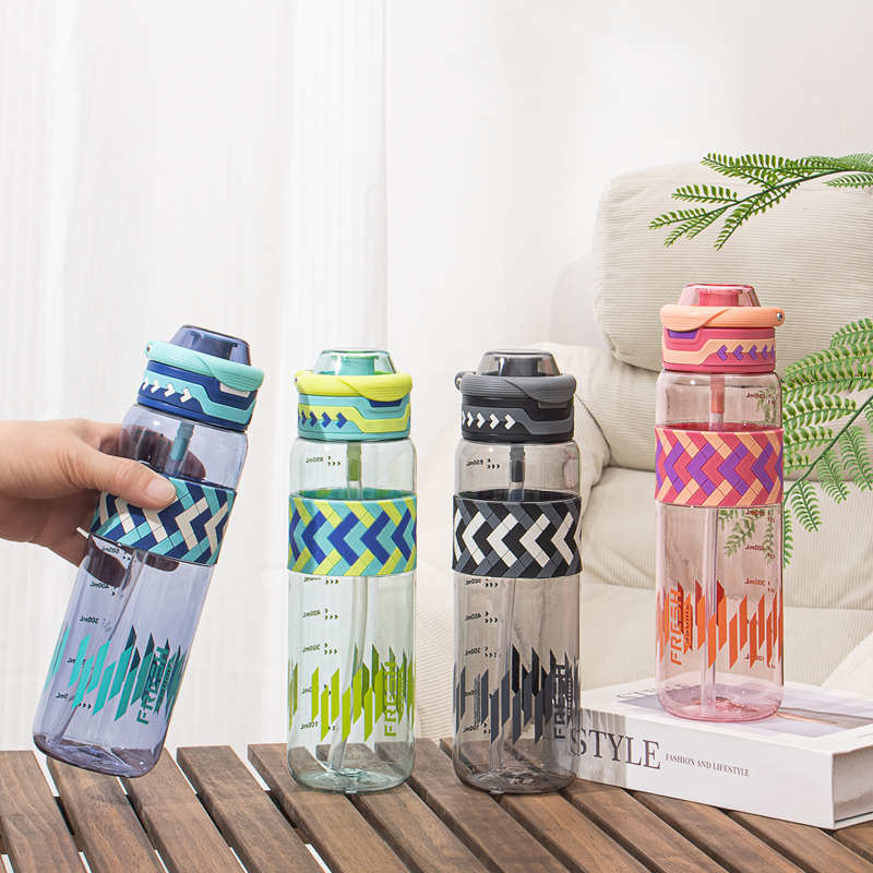 346A and 347A Plastic sports water bottle image 3