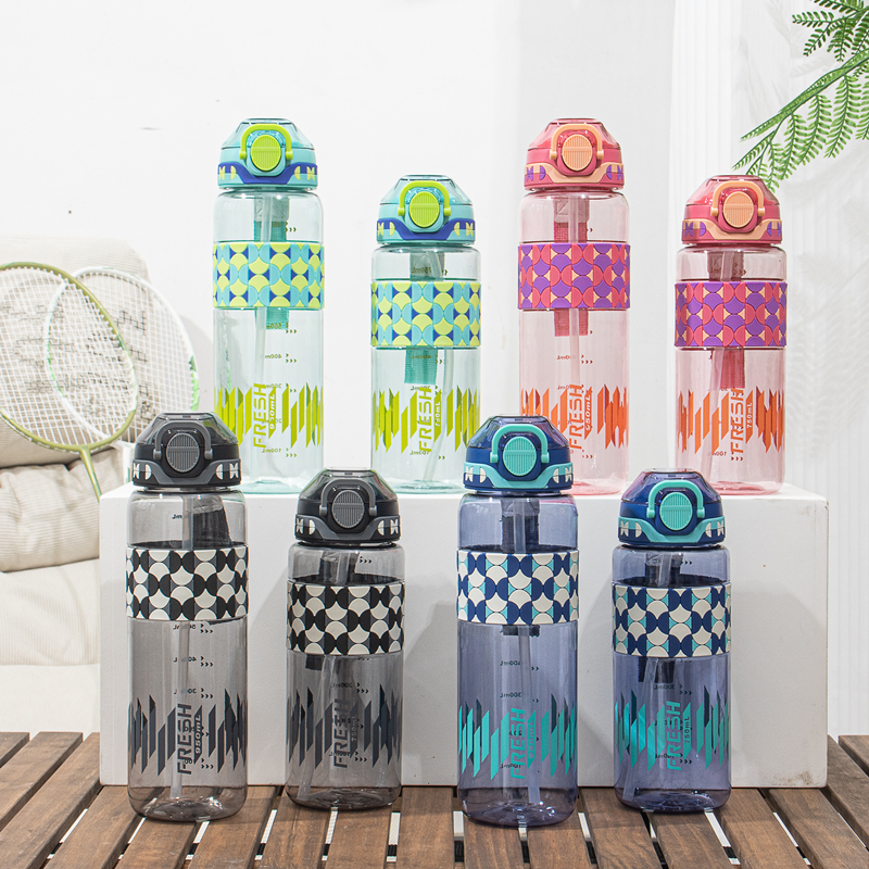 357 and 358 Plastic sports water bottle image 1