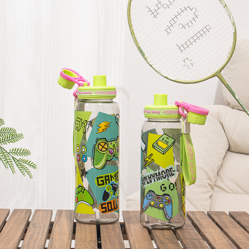 359 and 360 Thermal transfer plastic water bottle image 4