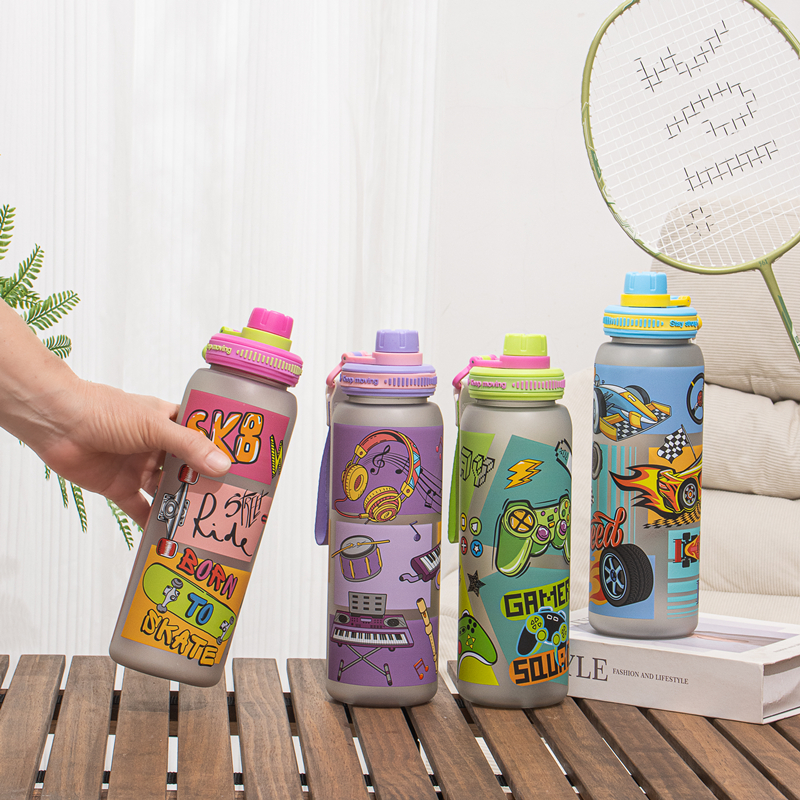 359-1 and 360-1 Plastic sports water bottle image 2