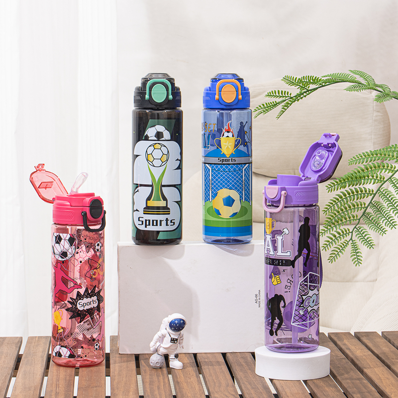 322 and 322-1 Plastic sports water bottle image 2